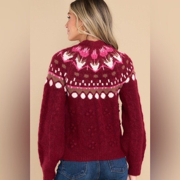 Scotch & Soda
Tulip Fair Isle Cable Pullover-Rhubarb - Picture 6 of 10